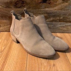 Michael by Michael Kors tan suede booties